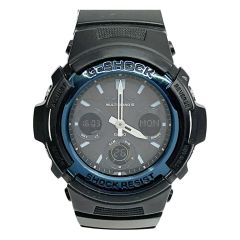  CASIO カシオ 腕時計 G-SHOCK ラバー ブラック AWG-M100A Cランク