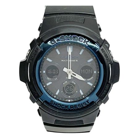  CASIO カシオ 腕時計 G-SHOCK ラバー ブラック AWG-M100A