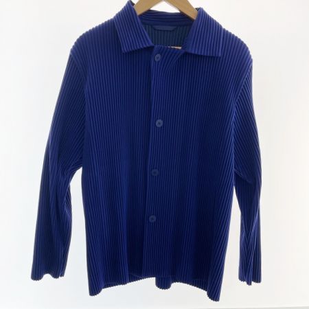  ISSEY MIYAKE イッセイミヤケ ジャケット プリーツジャケット ブルー