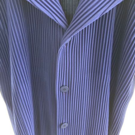  ISSEY MIYAKE イッセイミヤケ ジャケット プリーツジャケット ブルー