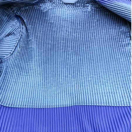  ISSEY MIYAKE イッセイミヤケ ジャケット プリーツジャケット ブルー