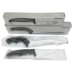 ◆◆ Tupperware ergonomic knives タッパーウェア チーズナイフ ブレッドナイフ 2本セット Sランク