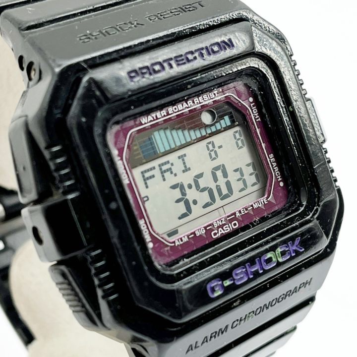 CASIO カシオ 腕時計 デジタルウォッチ G-SHOCK ラバー ブラック GLX