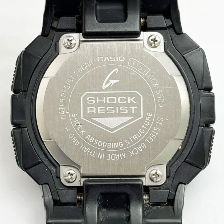 CASIO カシオ 腕時計 デジタルウォッチ G-SHOCK ラバー ブラック GLX
