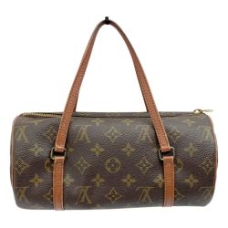 ◆◆ LOUIS VUITTON ルイヴィトン ハンドバッグ モノグラム パピヨン26 M51366 ブラウン Bランク