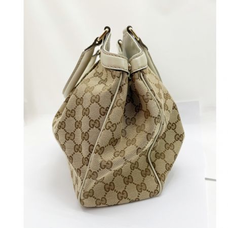  GUCCI グッチ バッグ ハンドバッグ キャンバス スーキー E010908747 茶/アイボリー