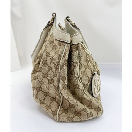 GUCCI グッチ バッグ ハンドバッグ キャンバス スーキー E010908747 茶/アイボリー