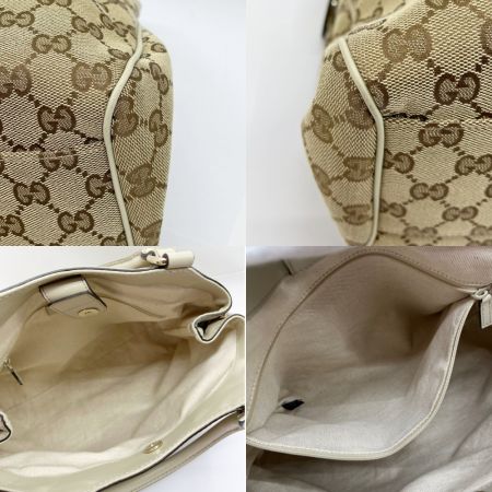  GUCCI グッチ バッグ ハンドバッグ キャンバス スーキー E010908747 茶/アイボリー