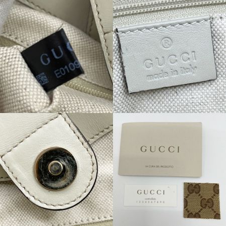  GUCCI グッチ バッグ ハンドバッグ キャンバス スーキー E010908747 茶/アイボリー