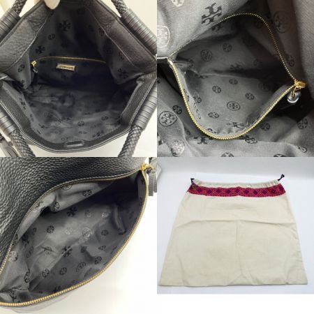  TORY BURCH トリーバーチ 2WAYバッグ ショルダーバッグ タッセル付 ブラック