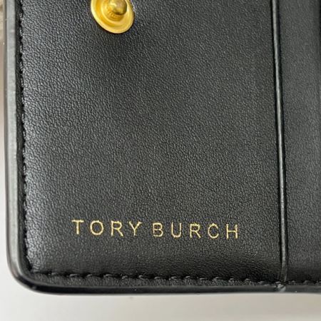  TORY BURCH トリーバーチ 財布 2つ折り財布 デカロゴ ブラック