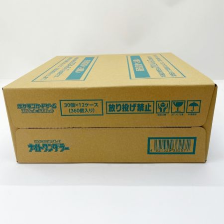   ポケモンカードゲーム 強化拡張パック ナイトワンダラー 1カートン(30個×12ケース)