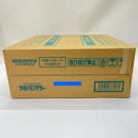   ポケモンカードゲーム 強化拡張パック ナイトワンダラー 1カートン(30個×12ケース)