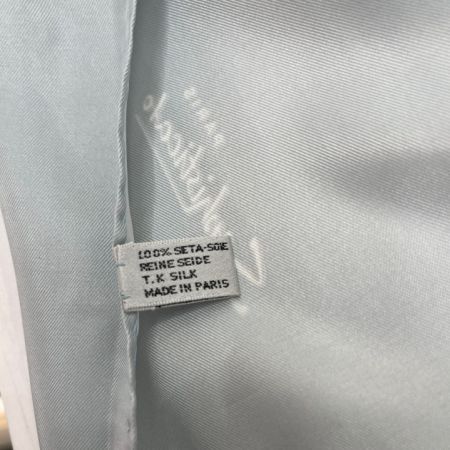  CHANEL シャネル スカーフ 大判スカーフ デカココマーク チェーン グレー系