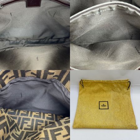  FENDI フェンディ マンマバゲット ショルダーバッグ 肩掛け ズッカ 234826727-008 ブラウン