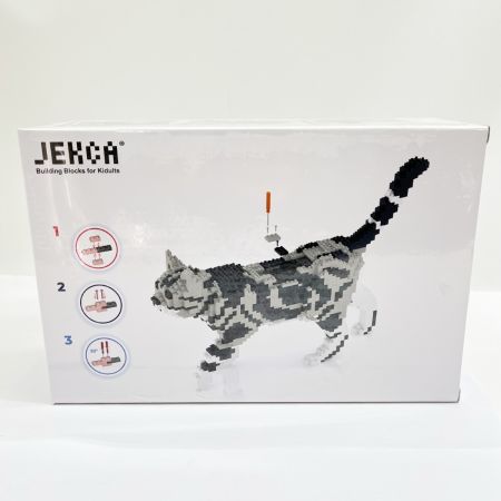  JEKCA ジェッカ ブロック ピース数1690 アメリカン・ショートヘア ねこブロック 02S-M01