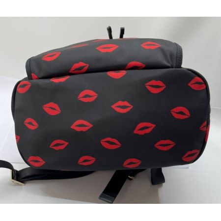  Kate Spade ケイトスペード バッグ リュック ナイロン キスマーク K5510