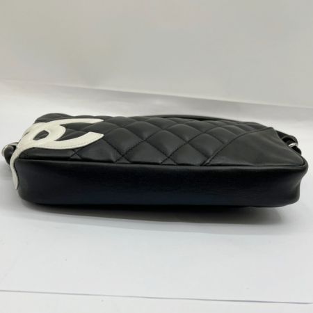  CHANEL シャネル ワンショルダー ハンドポーチ カンボンライン 8967129 ブラック