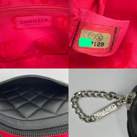  CHANEL シャネル ワンショルダー ハンドポーチ カンボンライン 8967129 ブラック