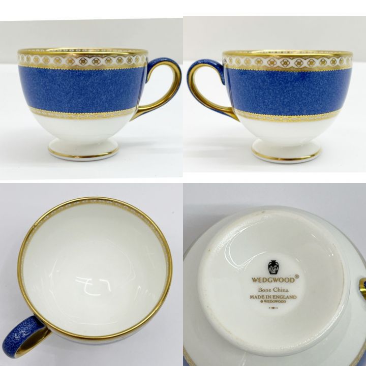 Wedgwood ウェッジウッド カップ&ソーサー ユーランダー パウダールビー パウダーブルー 2客セット｜中古｜なんでもリサイクルビッグバン