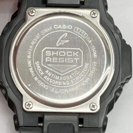  CASIO カシオ ジーショック G-SHOCK 腕時計 GA-150MF ブラック x シルバー