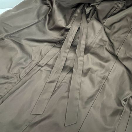  岩さき IWASAKI 毛皮コート ロングコート 腕襟ファー レディース アウター 冬物  焦げ茶