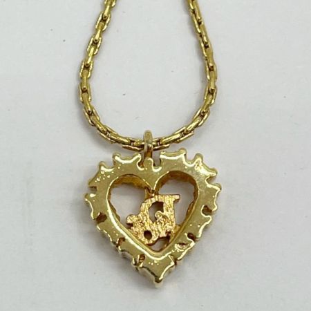  Christian Dior クリスチャンディオール ネックレス・ブレスレットセット ハート ゴールド