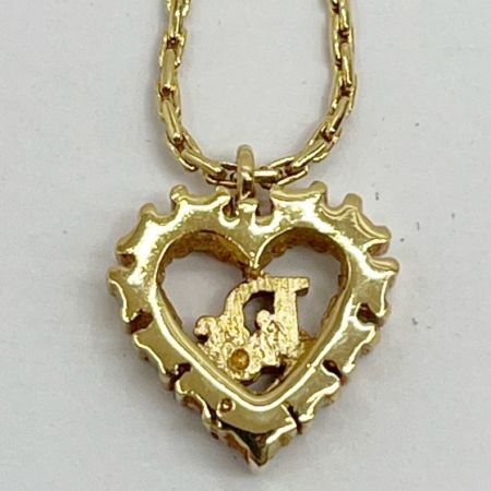  Christian Dior クリスチャンディオール ネックレス・ブレスレットセット ハート ゴールド