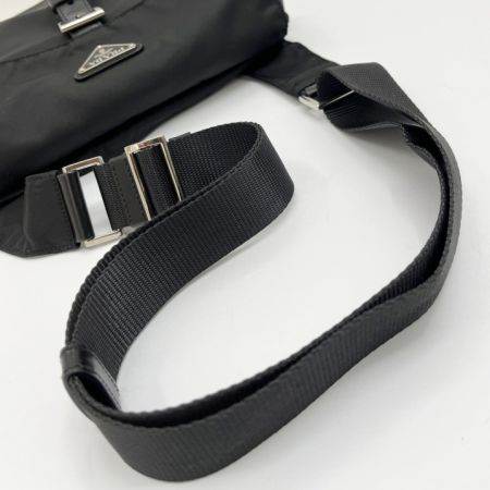  PRADA プラダ ショルダーバッグ ナイロン 三角プレート BT0521 ブラック