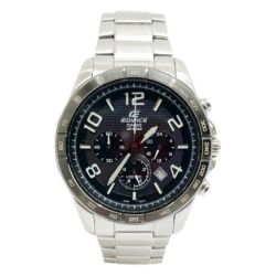 ◆◆ CASIO カシオ エディフィス 腕時計 クロノグラフ EFR-516DJ グレー×ブラック Bランク