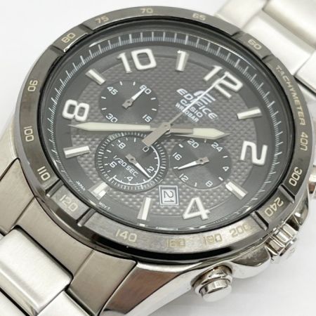  CASIO カシオ エディフィス 腕時計 クロノグラフ EFR-516DJ グレー×ブラック