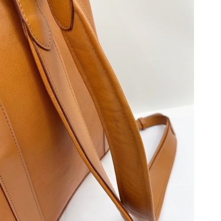  ITAGAKI レザーバッグ リュック あぶみリュック 大 キャメル