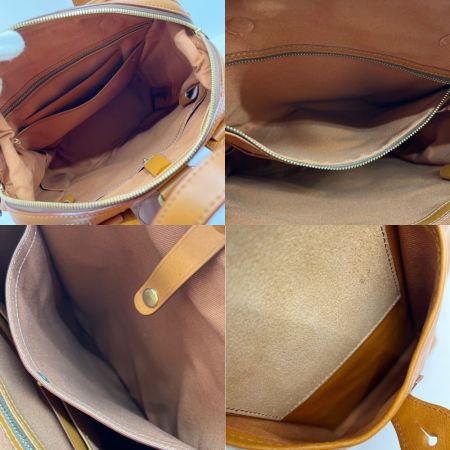  ITAGAKI レザーバッグ リュック あぶみリュック 大 キャメル