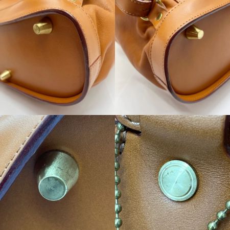  ITAGAKI レザーバッグ リュック あぶみリュック 大 キャメル