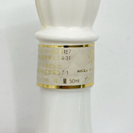【北海道内限定発送】 NIKKA WHISKY ニッカウイスキー 鶴 50ml×10本 ミニボトル10本まとめ 陶器ボトル 未開栓
