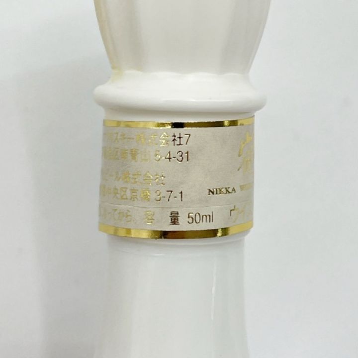 北海道内限定発送】 NIKKA WHISKY ニッカウイスキー 鶴 50ml×10本 ミニボトル10本まとめ 陶器ボトル  未開栓｜中古｜なんでもリサイクルビッグバン