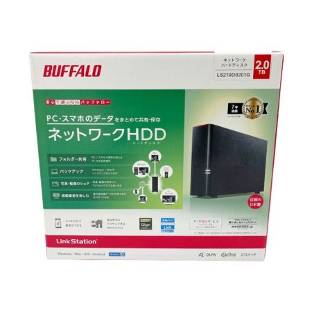  BUFFALO バッファロー 外付けハードディスク 2.0TB LS210d0201G