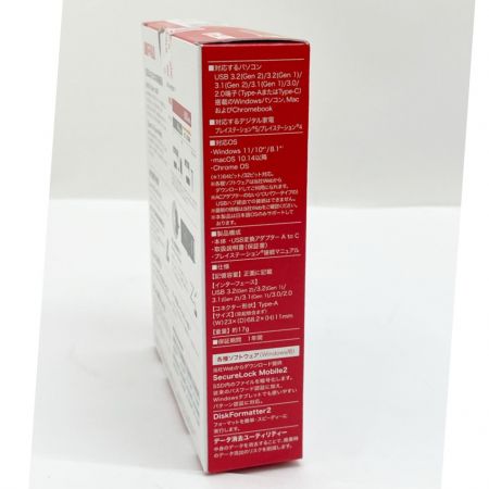  BUFFALO バッファロー 外付けスティックSSD　1.0TB SSD-SCT1.0U3-BA