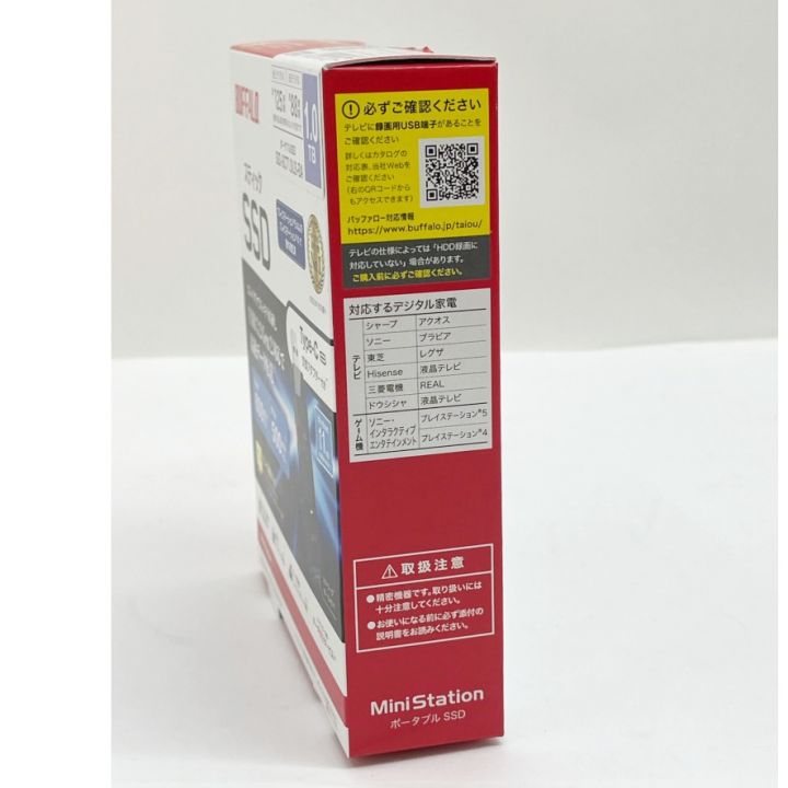 BUFFALO バッファロー 外付けスティックSSD 1.0TB SSD-SCT1.0U3-BA 