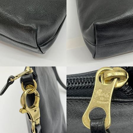  IL BISONTE イルビゾンテ  バッグ ショルダーバッグ レザー ブラック