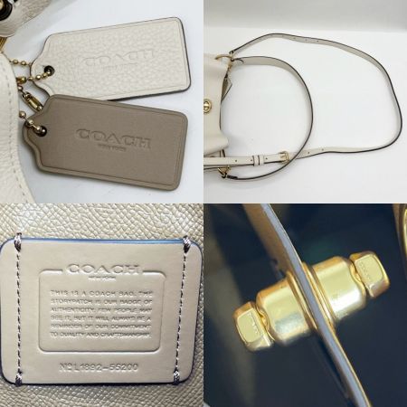  COACH コーチ トートバッグ ショルダーバッグ 2wayバッグ 55200 アイボリー