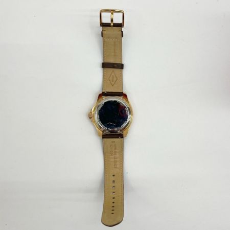  FOSSIL フォッシル クオーツ 腕時計 セシール デイデイト 741607 ゴールド x ブラウン