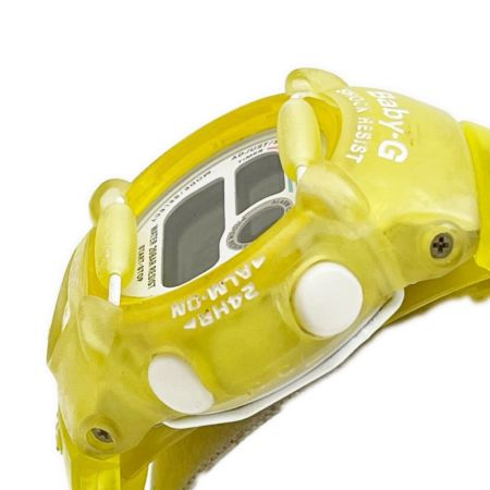  CASIO カシオ 腕時計 Baby-G Reef クォーツ ライトイエロー R8.1月電池交換済 BG-370