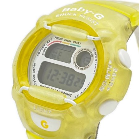  CASIO カシオ 腕時計 Baby-G Reef クォーツ ライトイエロー R8.1月電池交換済 BG-370