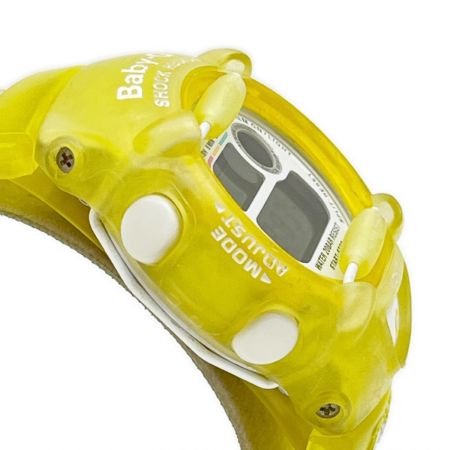  CASIO カシオ 腕時計 Baby-G Reef クォーツ ライトイエロー R8.1月電池交換済 BG-370