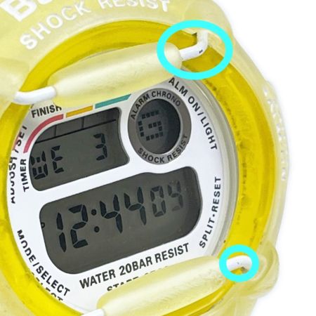  CASIO カシオ 腕時計 Baby-G Reef クォーツ ライトイエロー R8.1月電池交換済 BG-370