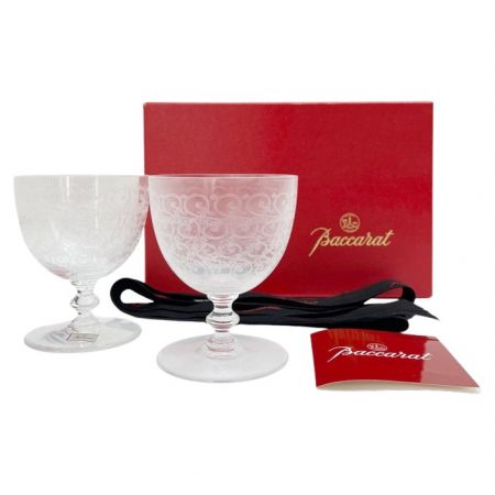  Baccarat バカラ ワイングラス ペアグラス ローハン 2客セット 箱付き