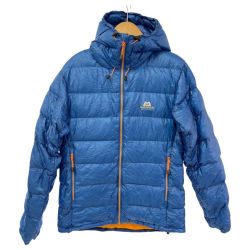 ◆◆ MOUNTAIN EQUIPMENT マウンテンエクイップメント ダウンジャケット 収納袋付き Sサイズ ブルー Bランク