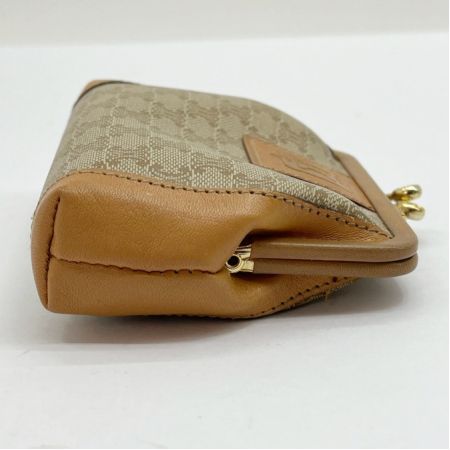  CELINE セリーヌ がま口財布 CELINE マカダム コインケース M18 ベージュ