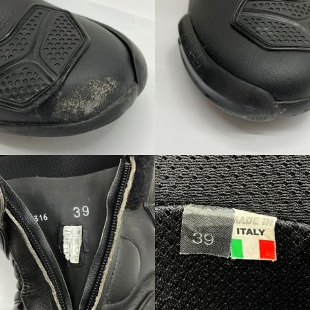  GIANNI FALCO ジャンニファルコ ライディングブーツ サーキットレーシングブーツ イタリア製 サイズ39(25.0cm)  ブラック